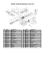 Preview for 2 page of Grizzly G8120 Instruction Sheet