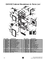 Preview for 4 page of Grizzly G8144Z Parts List