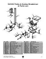 Preview for 5 page of Grizzly G8144Z Parts List