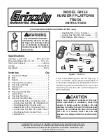 Preview for 1 page of Grizzly G8154 Instructions