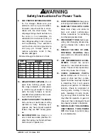 Preview for 4 page of Grizzly G8595 Instruction Sheet