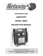 Preview for 1 page of Grizzly G8603 Instruction Manual