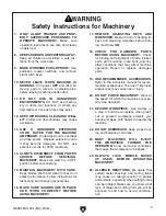 Предварительный просмотр 9 страницы Grizzly G8689 Owner'S Manual