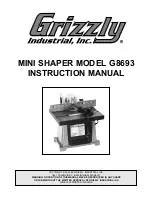 Grizzly G8693 Instruction Manual предпросмотр