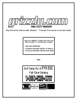 Preview for 16 page of Grizzly G8712 Instruction Sheet