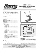 Preview for 1 page of Grizzly G8748 Instructions