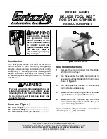 Grizzly G8987 Instruction Sheet предпросмотр