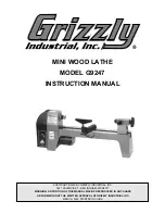 Grizzly G9247 Instruction Manual preview