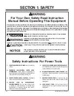 Preview for 4 page of Grizzly G9740 Instruction Manual