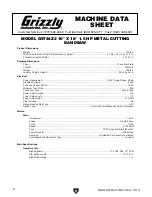 Preview for 2 page of Grizzly G9744Z2 Owner'S Manual