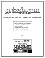 Preview for 20 page of Grizzly G9955 Instruction Manual