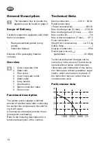 Preview for 14 page of Grizzly GP 2736 K Translation Of The Original Instructions For Use