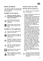 Preview for 15 page of Grizzly GP 2736 K Translation Of The Original Instructions For Use