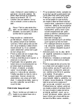 Preview for 87 page of Grizzly GP 2736 K Translation Of The Original Instructions For Use