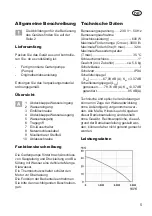 Preview for 5 page of Grizzly GP 3032 Inox Translation Of The Original Instructions For Use