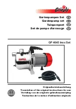 Предварительный просмотр 1 страницы Grizzly GP 4645 Instructions For Use Manual