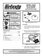 Grizzly H0587 Instruction Sheet preview