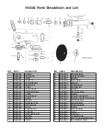 Grizzly H0592 Parts Breakdown preview