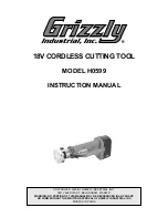 Preview for 1 page of Grizzly H0599 Instruction Manual