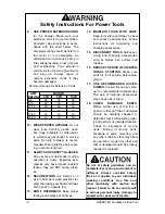 Preview for 4 page of Grizzly H0599 Instruction Manual