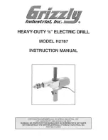 Grizzly H2787 Instruction Manual предпросмотр