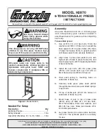 Grizzly H2870 Instructions предпросмотр