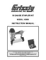 Preview for 1 page of Grizzly H2909 Instruction Manual