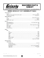 Preview for 8 page of Grizzly H2935 Owner'S Manual