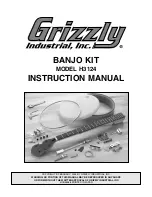 Preview for 1 page of Grizzly H3124 Instruction Manual