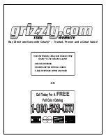 Preview for 24 page of Grizzly H3124 Instruction Manual