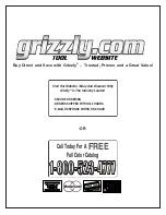 Предварительный просмотр 24 страницы Grizzly H5502 Instruction Manual