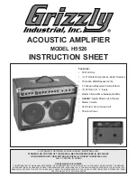 Предварительный просмотр 1 страницы Grizzly H5526 Instruction Sheet