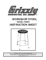 Preview for 1 page of Grizzly H6099 Instruction Sheet