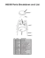 Preview for 4 page of Grizzly H6099 Instruction Sheet
