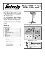 Preview for 1 page of Grizzly H6161 Instructions