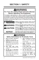 Предварительный просмотр 4 страницы Grizzly H6331 Instruction Manual