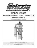 Grizzly H7509Z Owner'S Manual preview