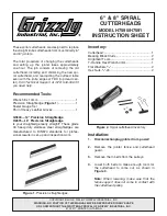 Grizzly H7590 Instruction Sheet preview