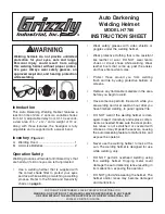 Предварительный просмотр 1 страницы Grizzly H7786 Instruction Sheet