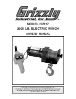 Предварительный просмотр 1 страницы Grizzly H7817 Owner'S Manual