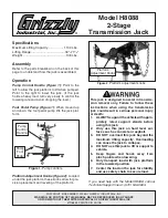 Grizzly H8088 User Manual предпросмотр