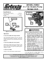 Grizzly H8092 Specifications предпросмотр