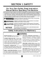 Preview for 6 page of Grizzly H8172 Owner'S Manual