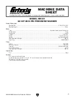 Preview for 5 page of Grizzly H8189 Owner'S Manual