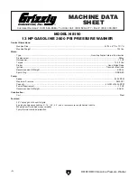 Preview for 6 page of Grizzly H8189 Owner'S Manual