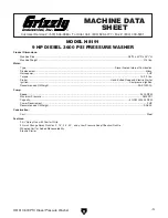 Preview for 5 page of Grizzly H8191 Owner'S Manual