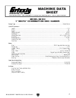 Предварительный просмотр 5 страницы Grizzly H8192 Owner'S Manual