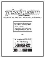 Preview for 36 page of Grizzly H8259 Owner'S Manual