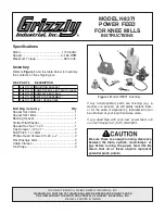 Предварительный просмотр 1 страницы Grizzly H8371 Instructions