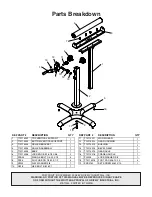 Preview for 2 page of Grizzly Heavy-Duty Roller Stand T10114 Instruction Manual